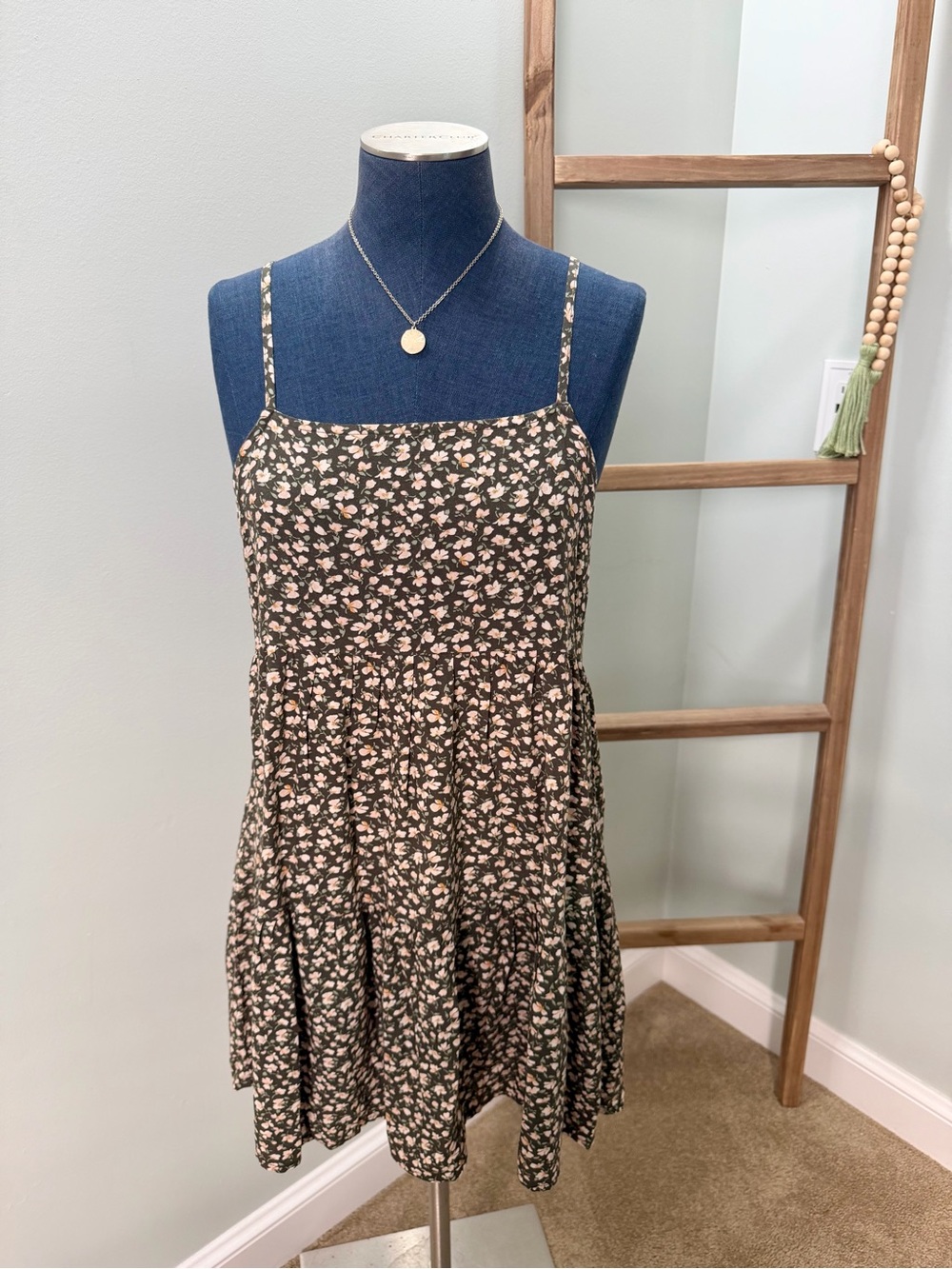 American Eagle Multi-Color Floral Sleeveless Mini Dress Size Small